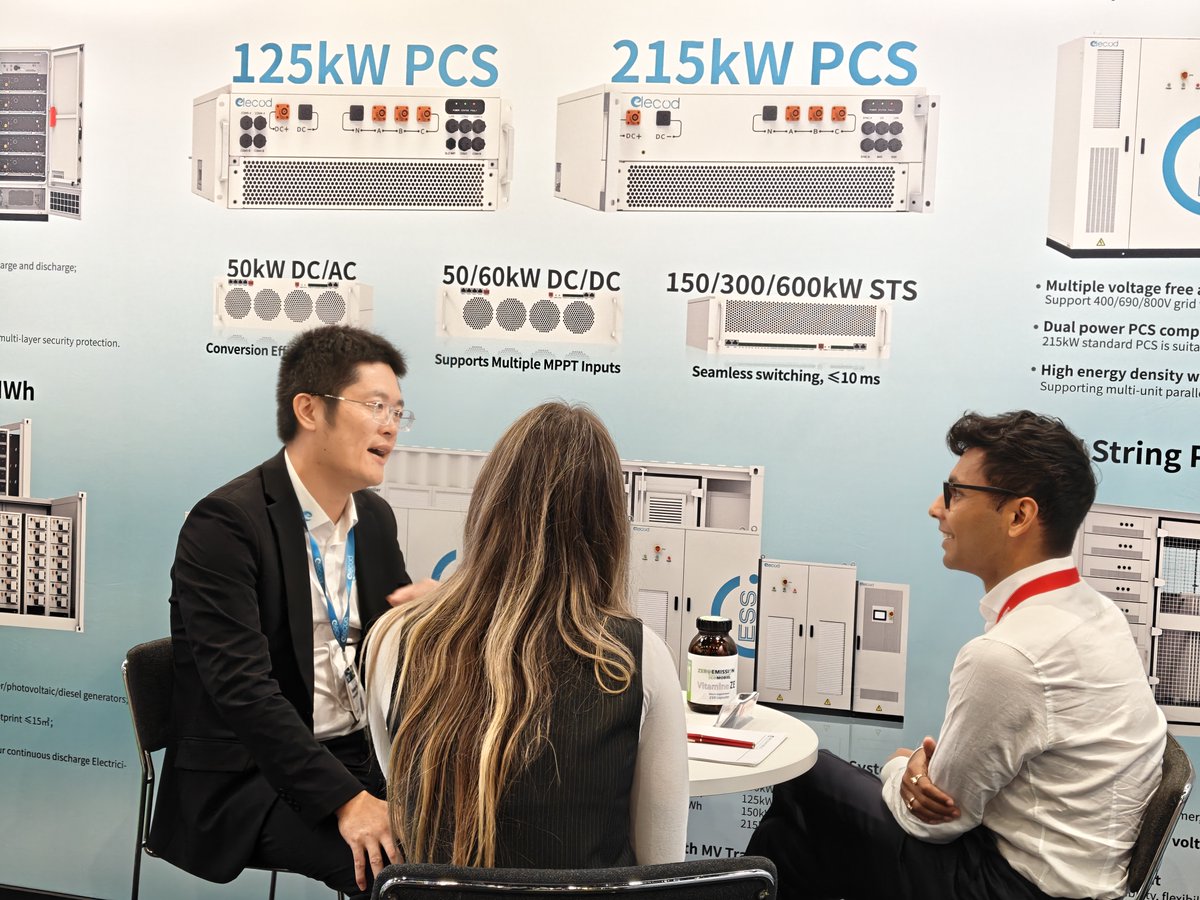 ElecodElectric's tweet image. Three amazing days at Vakbeurs Energie just wrapped up! 🎉
Thanks for all the love for Elecod’s PCS &amp;amp; C&amp;amp;I ESS solutions.
See you next year! 👋

Need help? Let’s talk 👉
🌐 elecod.com
📩 marking@elecod.com 

#EnergyStorage #ESS #PCS #VakbeursEnergie #SolarEnergy