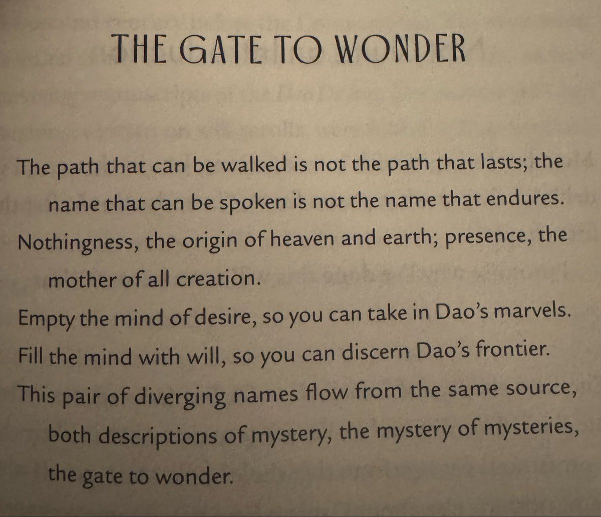 DWBenefield's tweet image. Ken Liu’s translation of the Dao de Jing, fun
