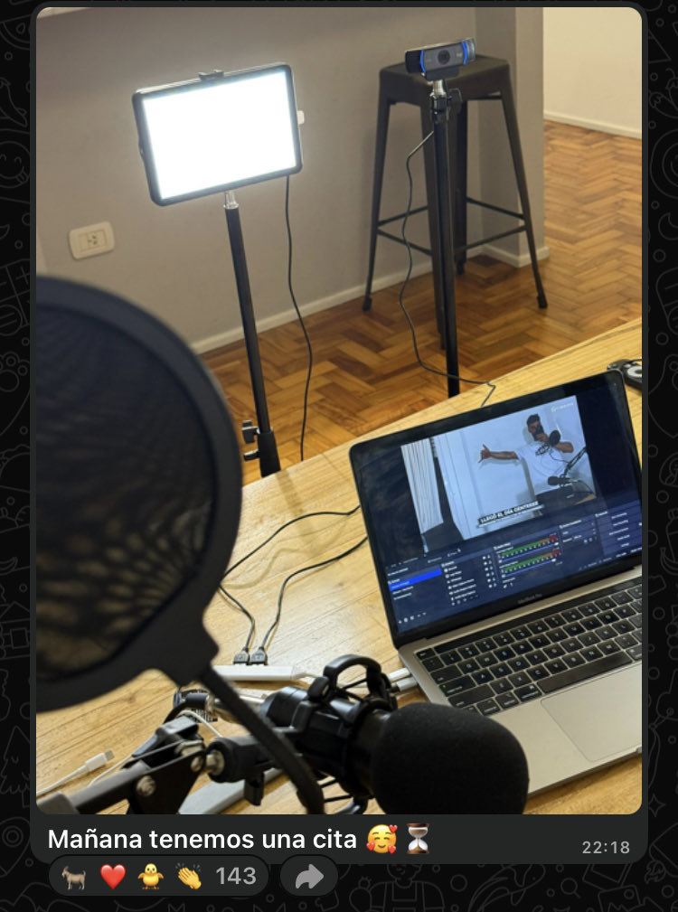 El laburo que se está mandando para que mañana salga TODO espectacular 🙏🏼 

NO puede faltar NADIE, mañana 
TENEMOS CITAAA 🔥
#OnlyTato