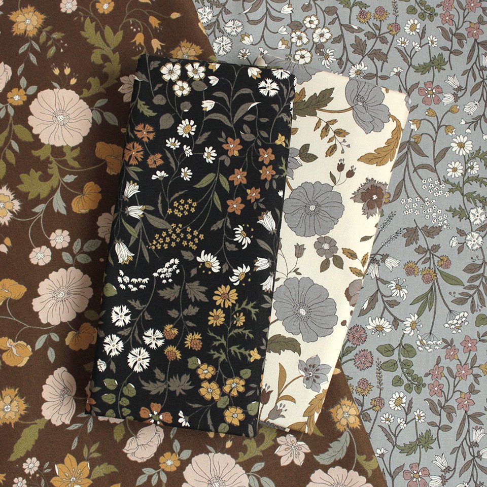 🆕【限定50店舗】 アンティークオックス生地 1mカット ＼ 繊細で優美