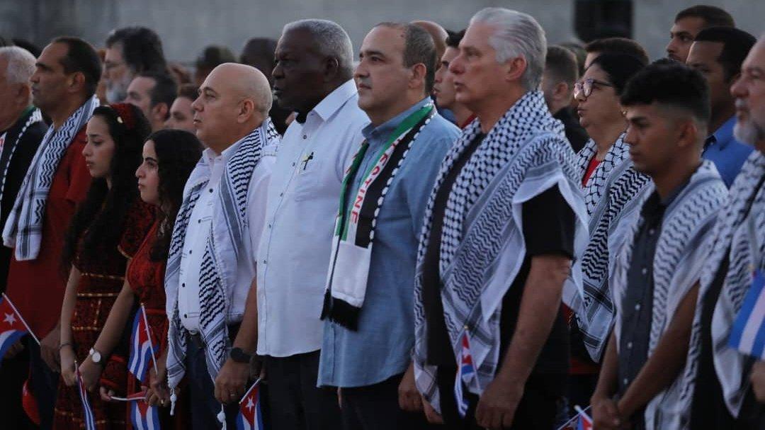 Solidaridad con el pueblo de Palestina desde la tribuna Antimperialista. #CubaConPalestina.