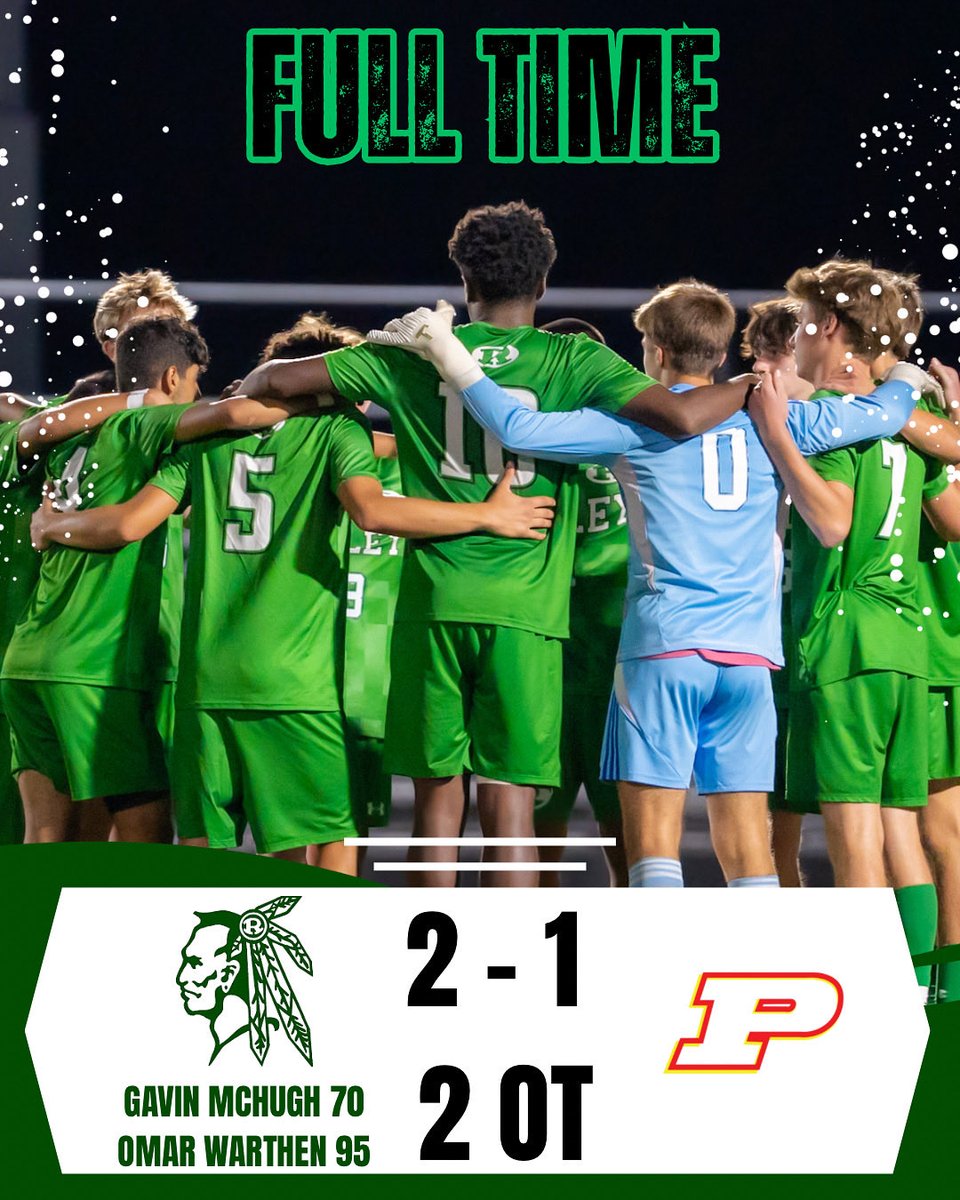 ridleysoccer_'s tweet photo. Another huge hard fought central league win for the boys on the road at penncrest! 

Gavin Mchugh with the late equalizer in regulation 
Omar Warthen with the game winner in double over time

Jason Rubincam with 10 saves

@Green_Raiders https://t.co/vKbwJx6ZrQ
