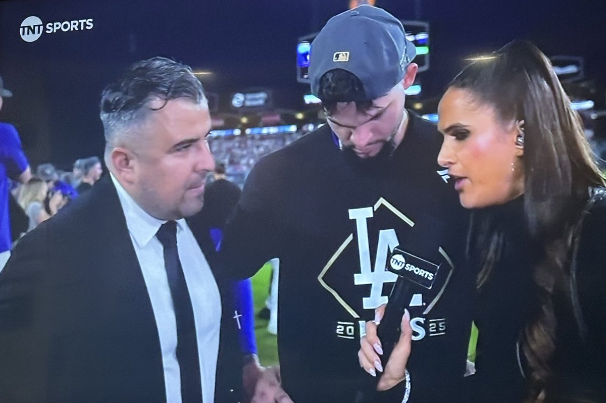 Can we get the interpreter a uniform? Manager gets to wear a uniform but this poor guy has to go suit and tie? That doesn’t feel right