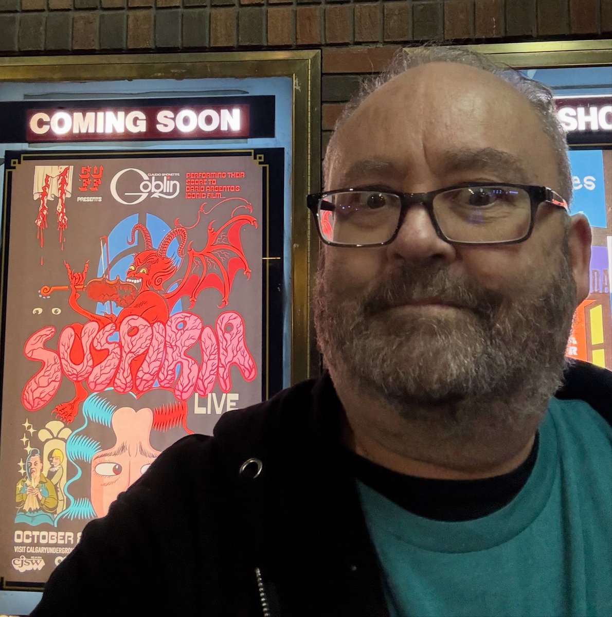 filmrageyyc's tweet photo. 1/3 of @filmrageyyc 
Is hangin with @CUFF 

To see #goblin in concert and watch #susperia https://t.co/LTj2j0khru