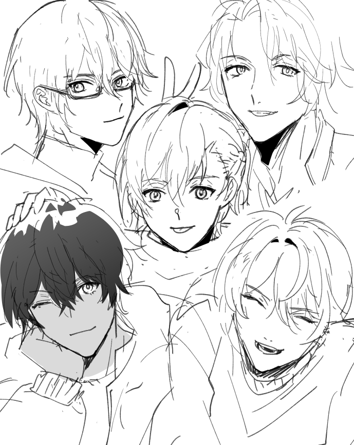 thank you for 10k subscribers on YouTube!! new upload coming soon 👀

in the meantime here's a small thank you from the guys

art by <a href="/_ykmchi/">mio | ゆきもち</a>