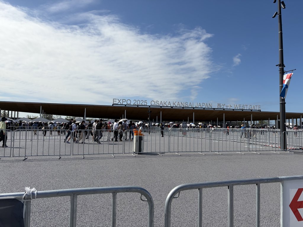 最後？の万博なう
人多し😳