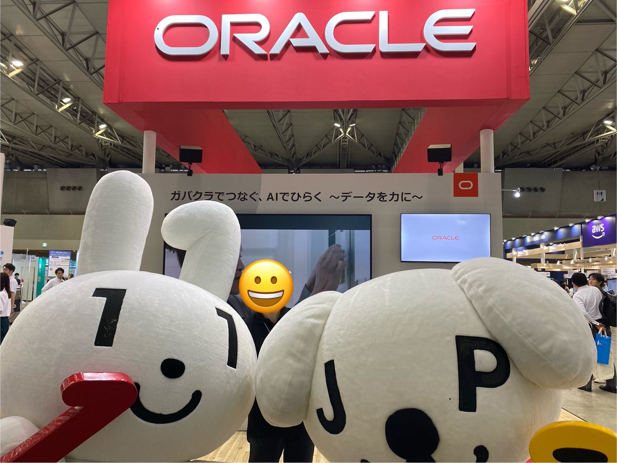 4oaaiai's tweet photo. JLISでOracleブースにお立ち寄りいただいた皆様、ありがとうございました！ https://t.co/xOF4io7Qea