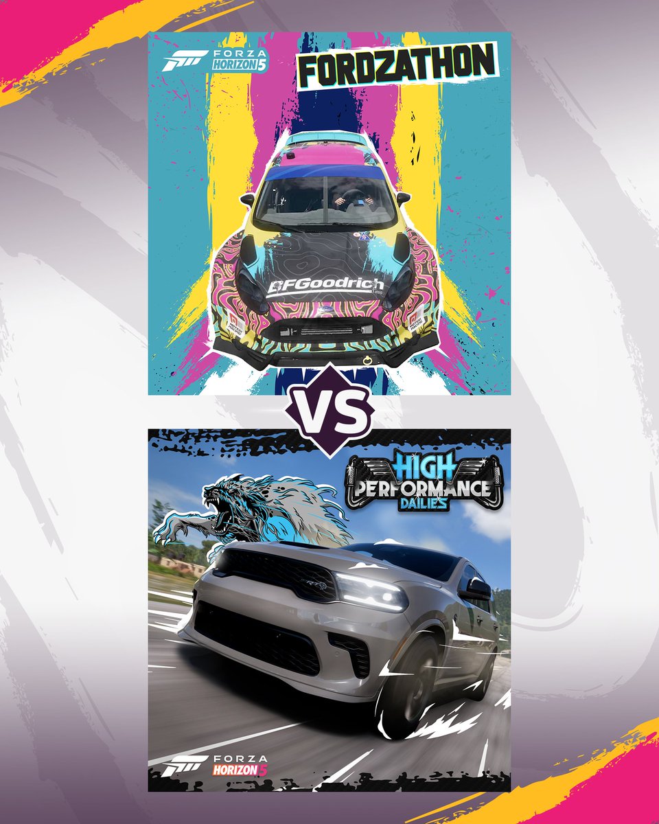 ForzaHorizonJP's tweet image. 次のフェスティバルプレイリストの投票が開始されました！

次の候補は『#FORDzathon』 と 『ハイパフォーマンスデイリー』

皆さんはどちらに投票しますか？