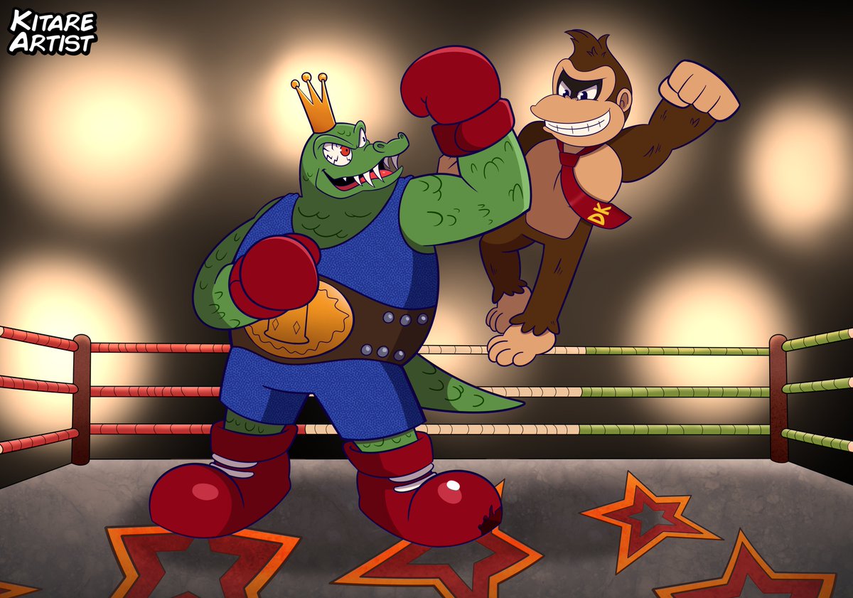 KitareArtist's tweet image. Donkey Kong 64 Commission for @Sap_Jelly 

#DonkeyKong #KingKRool #DK64