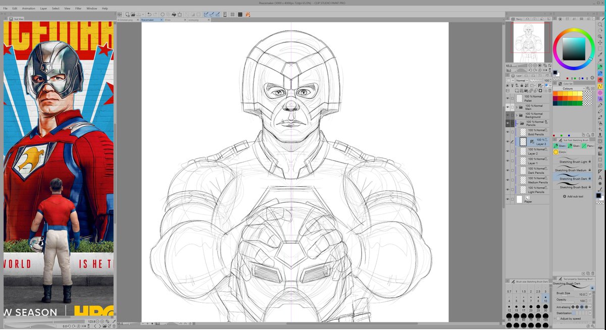 #Peacemaker  #PeacemakerSeason2 #DC #Art #WIP