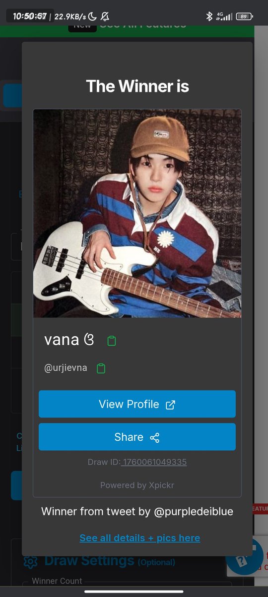 purpledeiblue's tweet photo. Winner minggu ke 2
@aSaHI0Hamada 
@dodoyoungrawr 
@urjievna 
@WonTon_Kims 

Dm aku buat claim nya iaa
Buat yang lain, see u di Jum'at minggu depaan 😍🫶🏻 https://t.co/OvLZZ4rPiz