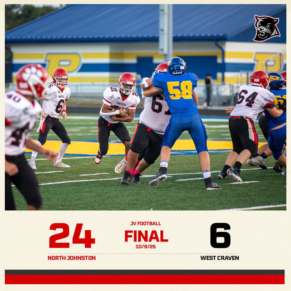 North Johnston Panther Football tweet media