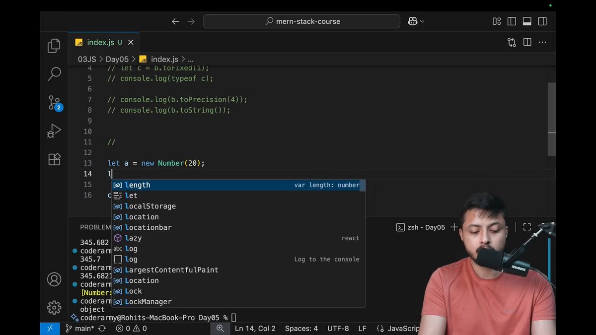 Soham__Chauhan's tweet image. #Day20 Web development with
Rohit Negi Sir

Day 20 Complete....
Today Topics... 👇

✨JavaScript Number Type In-Depth : 
✨Mastering the Math Object
✨Generating Random Numbers
✨Understanding the [0, 1) range.

#rohitnegi #coderArmy #mernstack #WebDevelopment #DefenseChallenge