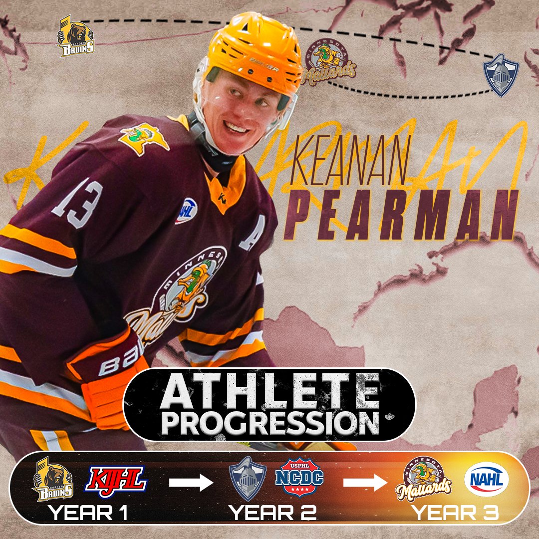 Visionary Athlete Progression: Keanan Pearman

Keanan's focus on his game has been impressive as he continued to progress in his hockey career from the KIJHL to the NCDC, and now the NAHL with the Minnesota Mallards. 🚀
 #AchieveYourVision
<a href="/NAHLHockey/">NAHL</a>