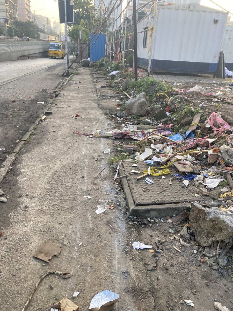 drushticone's tweet photo. How @mybmc⁩ ⁦@mybmcWardRC⁩ allowing such activities and make pedestrians suffer. Humble request to ⁦@CMOMaharashtra⁩ to look into this. It’s 15 days but no action taken. Location: Korakendra Ground 4, Bhattad Road, Borivali West https://t.co/2UltcXAg5a