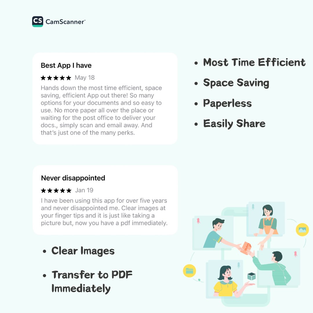 CamScanner's tweet image. What makes CamScanner trustworthy? Let&apos;s find out what our users think! #camscanner #pdf #scannerapp #saveimportantdocsincamscanner