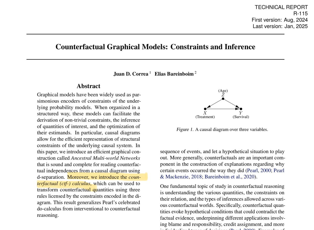 soboleffspaces's tweet image. counterfactual (ctf) calculus 
by @eliasbareinboim and Juan Correa