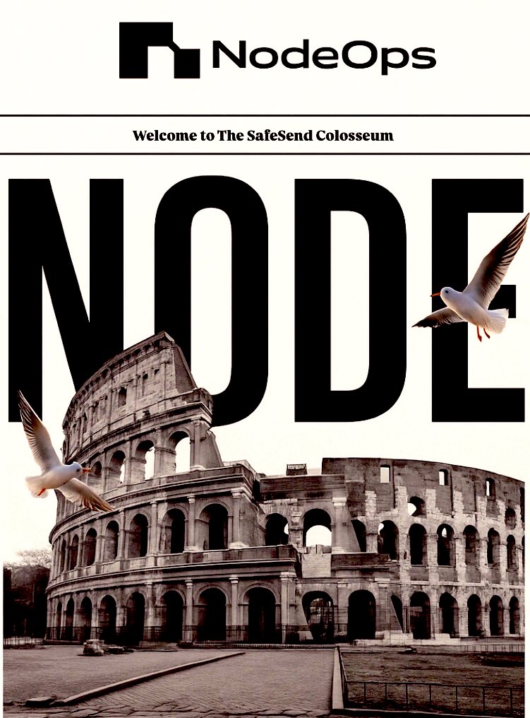 HafasX's tweet photo. 🏛️ THE ARENA IS OPEN. ⚔️
The SafeSend Colosseum has begun — and the battle for 50,000 $NODE is ON.
Two weeks. One arena. Infinite glory.
Will you rise… or fall? 👀
Join now → https://t.co/S00S7azsFF
@NodeOpsHQ I #SafeSendColosseum #SavedBySafeSend https://t.co/MthBgcDw3y