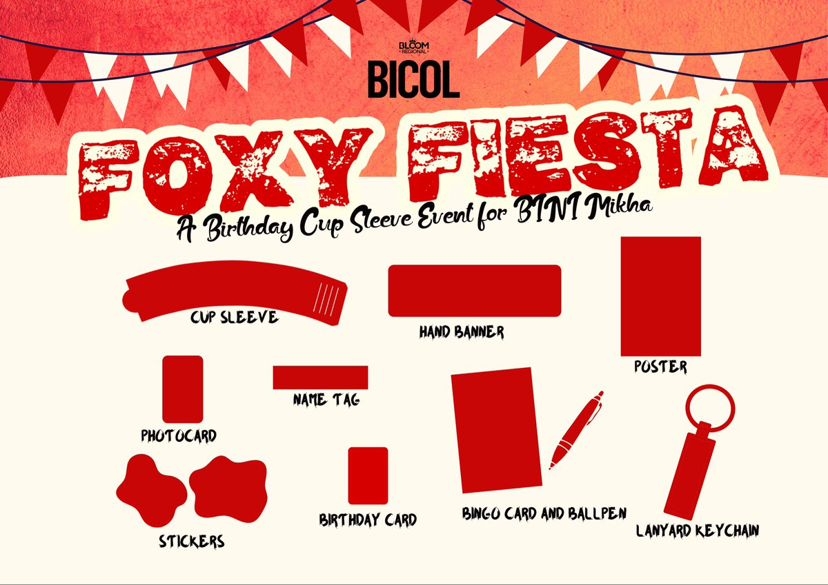 🦊 FOXY FIESTA: A Birthday Cup Sleeve Event for BINI Mikha 🦊

🗓️ November 9, 2025
⏰ 11AM-2PM
📍 Better Batter Cafe, Legazpi City

Registration opens on Oct 11, 2025.

#BINI #FoxyFiesta #BINIMikha