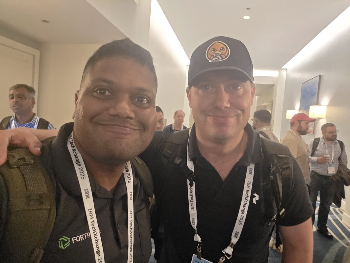 ethanolivertroy's tweet image. Really cool things coming out of open source from @IBM
I&apos;ll definitely be looking into attending the whole week next year
So many tools to take back to the lab 😈🧪 #ibmtechxchnage #techxchange