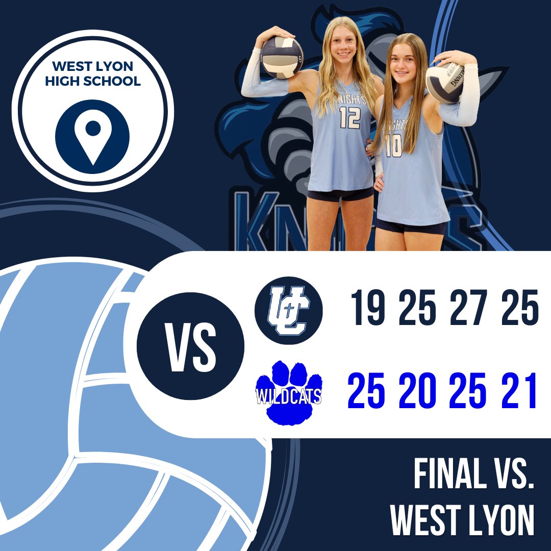 Unity Christian Knights Volleyball tweet media