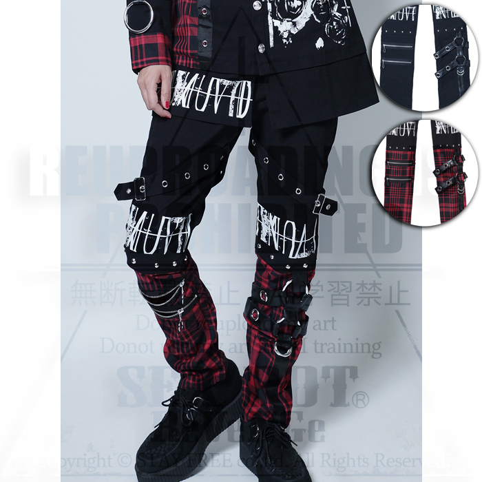 美品】SEX POT ReVeNGe カスタムパンツ L 赤 パンツ 00s sex pot