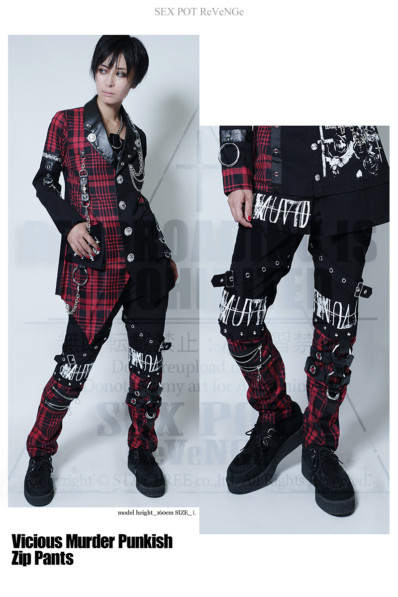 🍁2025 AUTUMN & WINTER COLLECTION🍁 VICIOUS MURDER PUNKISH ZIP
