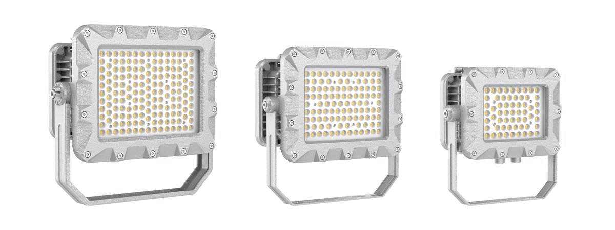 Hugo84332978667's tweet image. EX02-A series floodlights or bay lights for harsh and hazardous areas   

Beam angle 120°  

3 sizes 8 regular watts, 50W, 75W, 100W, 150W, 200W, 240W, 300W, 400W  

Ex db IIC T6 Gb 
Ex tb IIIC T80℃ Db 
#hazloclight #exprooflight 
#exprooffloodlight 
#iecex #atex