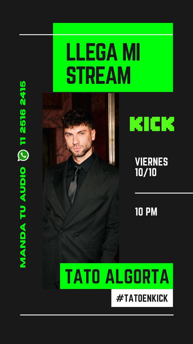 🔥 TENEMOS TENDENCIA! 

Nosotras planificamos y Tato nos promociona 🤭 (y tenemos pruebas jaja).

Mañana TENDENCIA con el #TatoEnKick

Arrancamos a las 20hrs 💪🏻

#OnlyTato