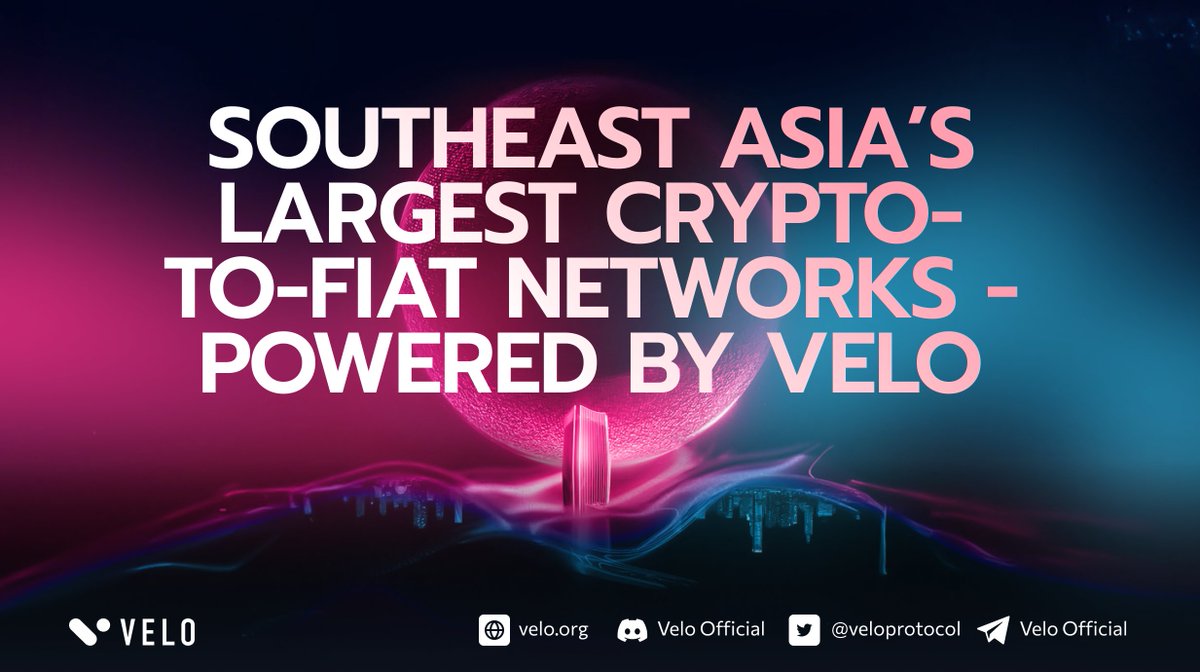 veloprotocol's tweet image. VELO plans to operate one of Southeast Asia’s largest crypto-to-fiat networks.

With this infrastructure, anyone from institutional traders to everyday users, can seamlessly convert crypto into local currency and back again. This is the missing layer between DeFi and the real…