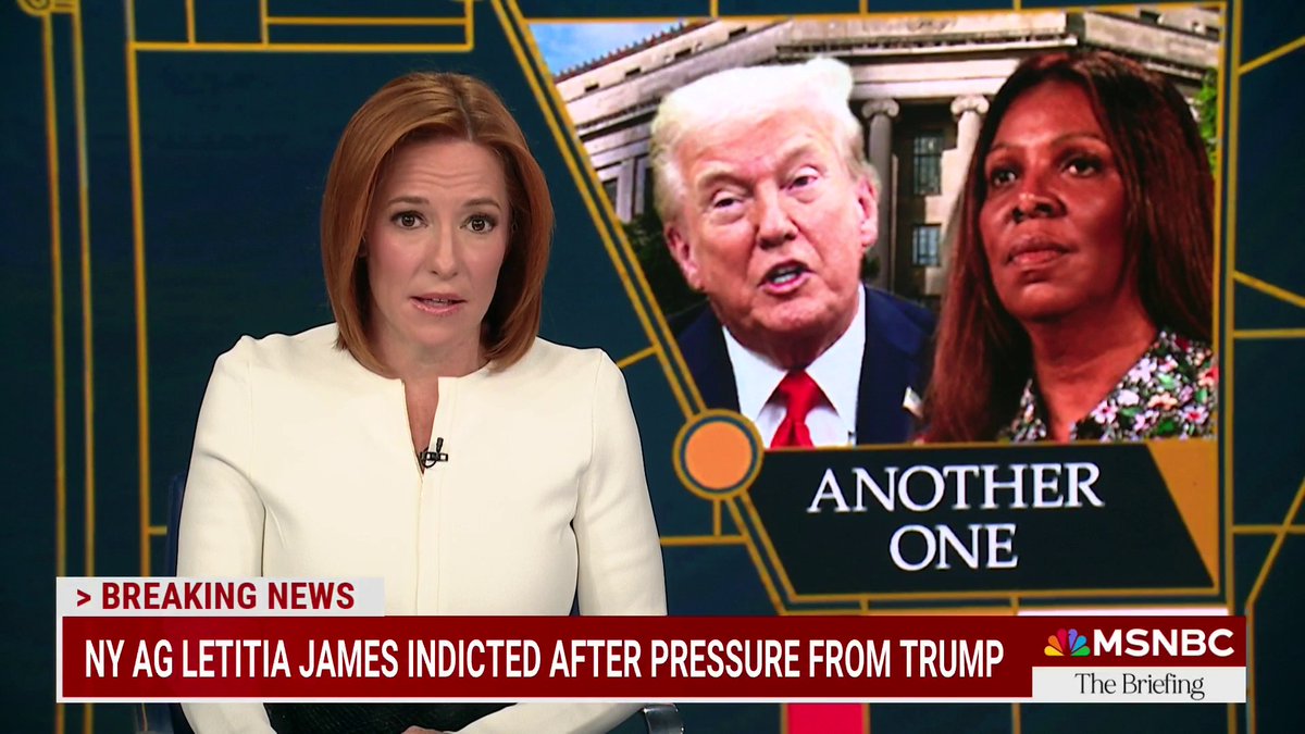 Psaki: "There is no longer a question of whether [Trump] can get his Justice Department to actually go after them. But just remember, he’s doing it because he is thin-skinned and petty and weak." bsky.app/profile/briefi…