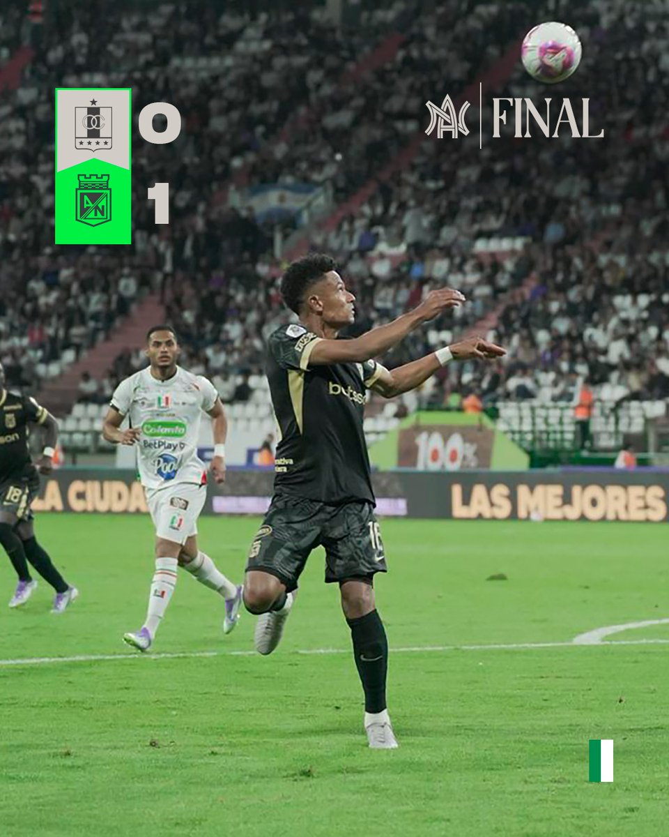 ONC 🆚 NAL |⏱️| 90+5' | 0-1 | Final del compromiso.

¡Victoria Verdolaga! 💚

#MinutoAMinutoVerdolaga🇳🇬