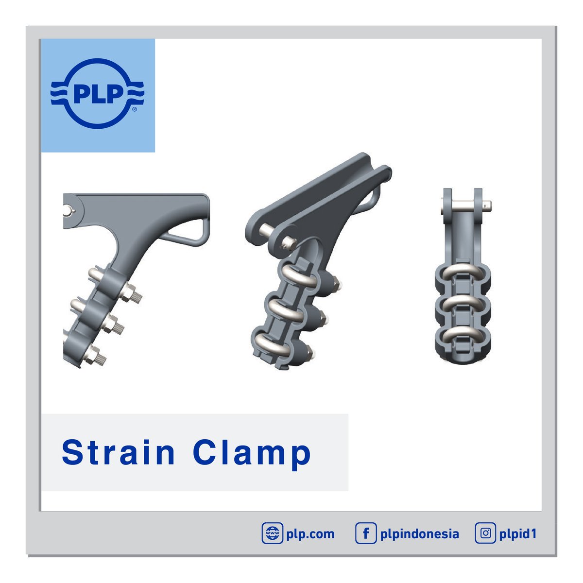 PLPID's tweet image. Strain Clamp dibuat dari alumunium cast untuk terminasi konduktor telanjang pada jaringan listrik.
Jika strain clamp di gunakan dengan COVEREDLIGN™ atau COMPACTLIGN™, pembungkus konduktor harus di lepas sebelum pemasangan ke konduktor.

#PLPID #PLP #Energy #PLN #Electric