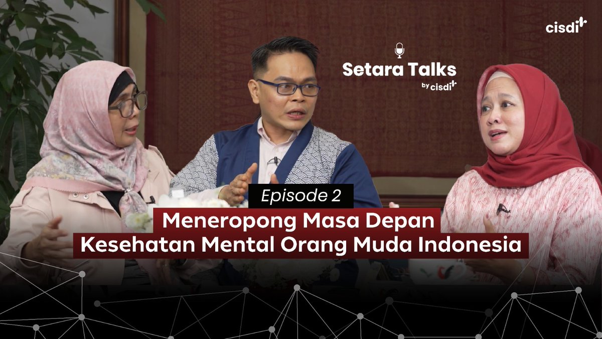CISDI_ID's tweet image. Di Hari Kesehatan Mental Sedunia, Setara Talks (Siniar CISDI) membahas soal kesendirian-kecemasan yg membekap orang muda di urban-rural. Juga bagaimana seharusnya pemerintah membuat kebijakan kesehatan mental yg komprehensif.

youtube.com/watch?v=9HX3lp…