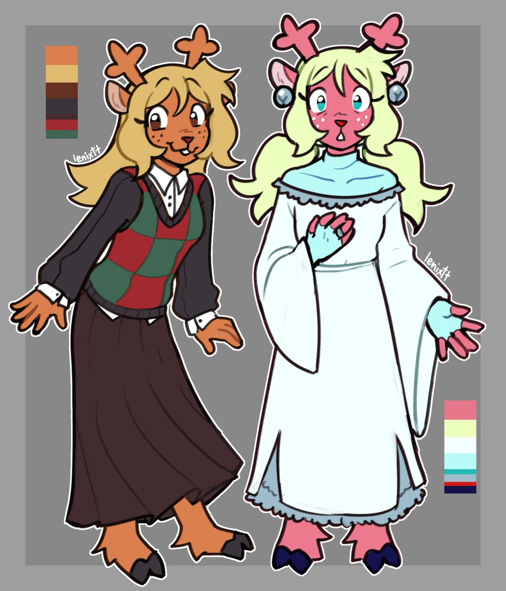 finally updated my Noelle design !!! 

[#deltarune]