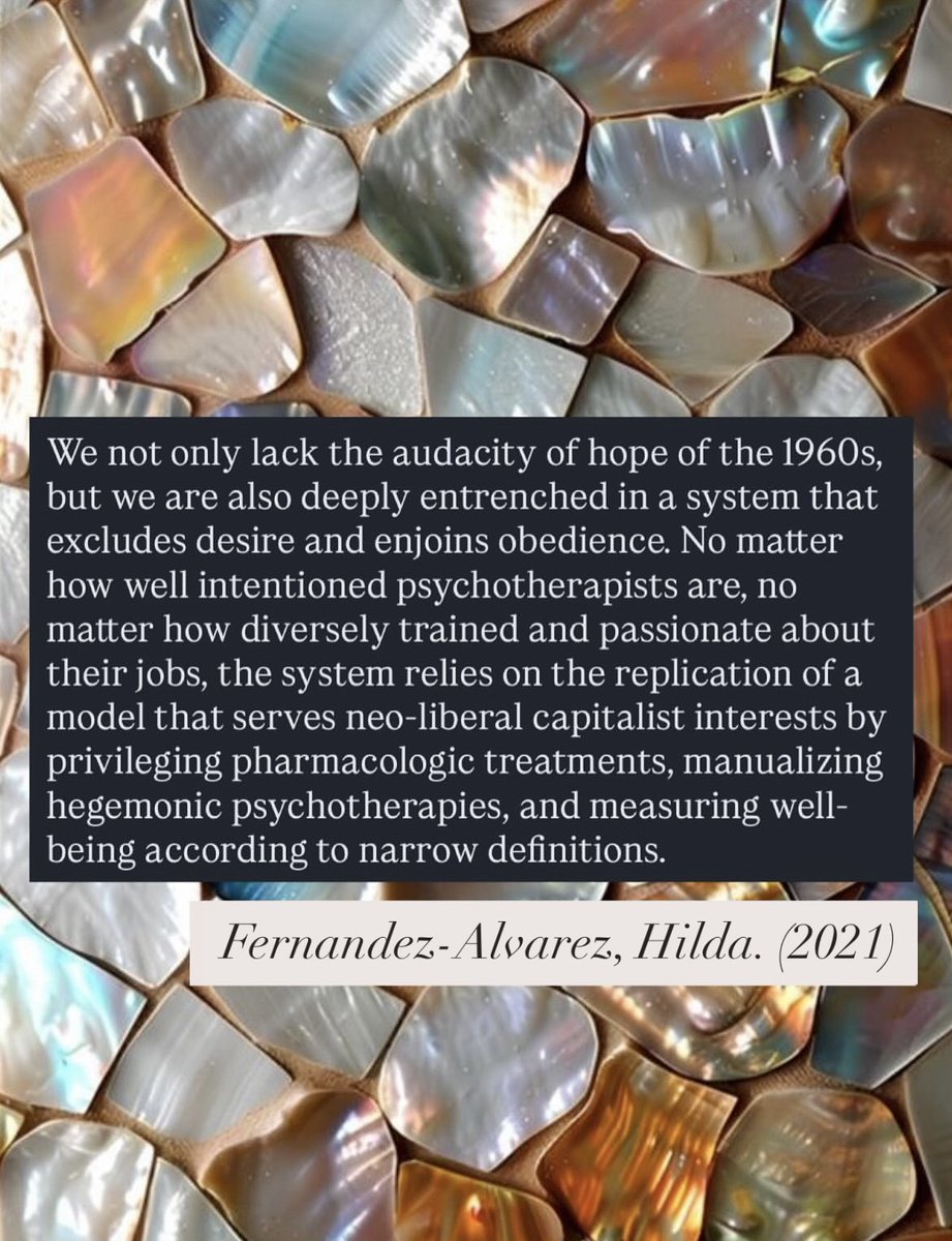 serfeerico's tweet photo. The subject of the unconscious has no place in a system obsessed with measurable outcomes.

Desire is not data.

ARTICLE :
Psychoanalysis: Critiques and Possibilities, Then and Now
Hilda Fernandez-Alvarez
Canadian Review of American Studies, Advance Online, https://t.co/0SrtIQfJJK