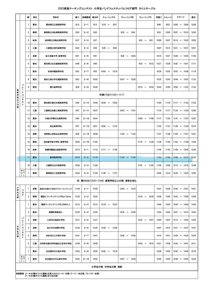 大会のお知らせ📣
10月11日(土)に吹奏楽連盟主催の東海マーチング大会に出場します✨
場所:長野県ビックハット
演技開始時間:12時6分〜
全国大会へ繋がるよう全力で演技します❤️‍🔥
是非応援宜しく御願いします！🙇‍♀️
あさチケにてチケット販売中です！#tohomarching  #gilaughters  #東邦マーチング