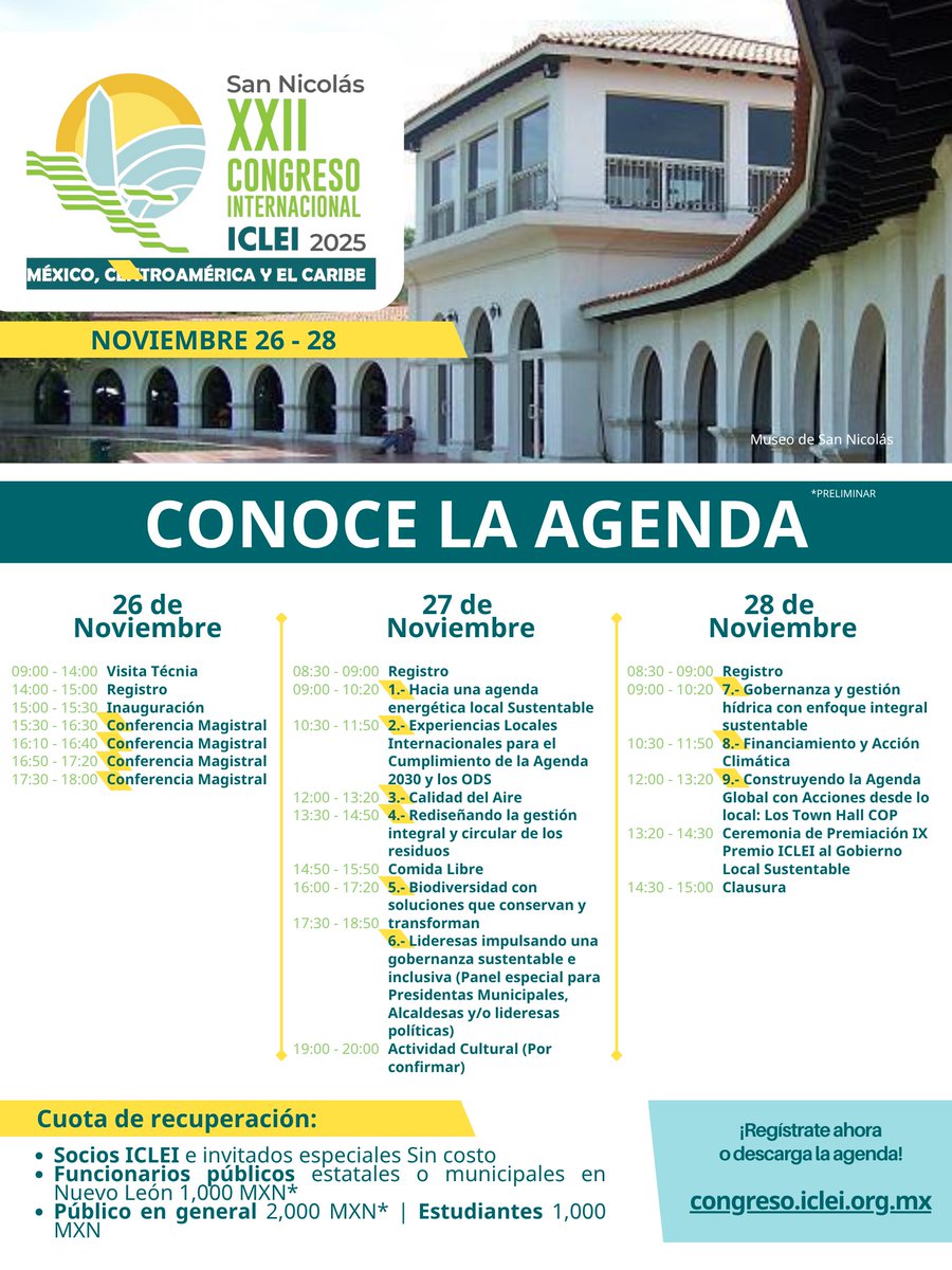 ICLEI - México, Centroamérica y el Caribe tweet media