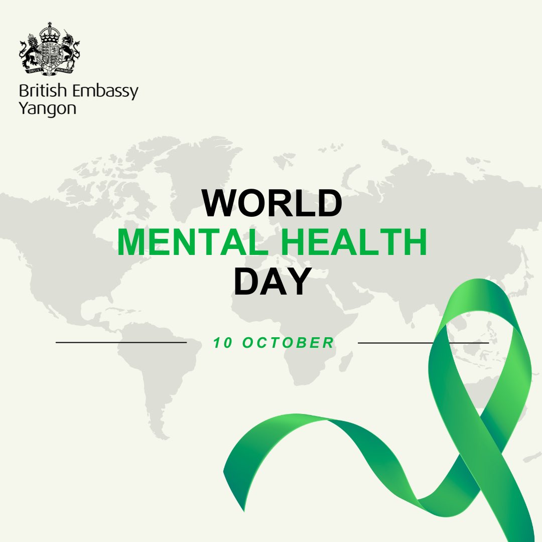 💚Today is #WorldMentalHealthDay.
Ongoing conflict and disasters in #Myanmar mean mental health support is vital.
In 2025, the UK’s🇬🇧 has reached 23,600+ people, including 10,000 affected by the devastating earthquake in March, with counselling, training, and specialist services.