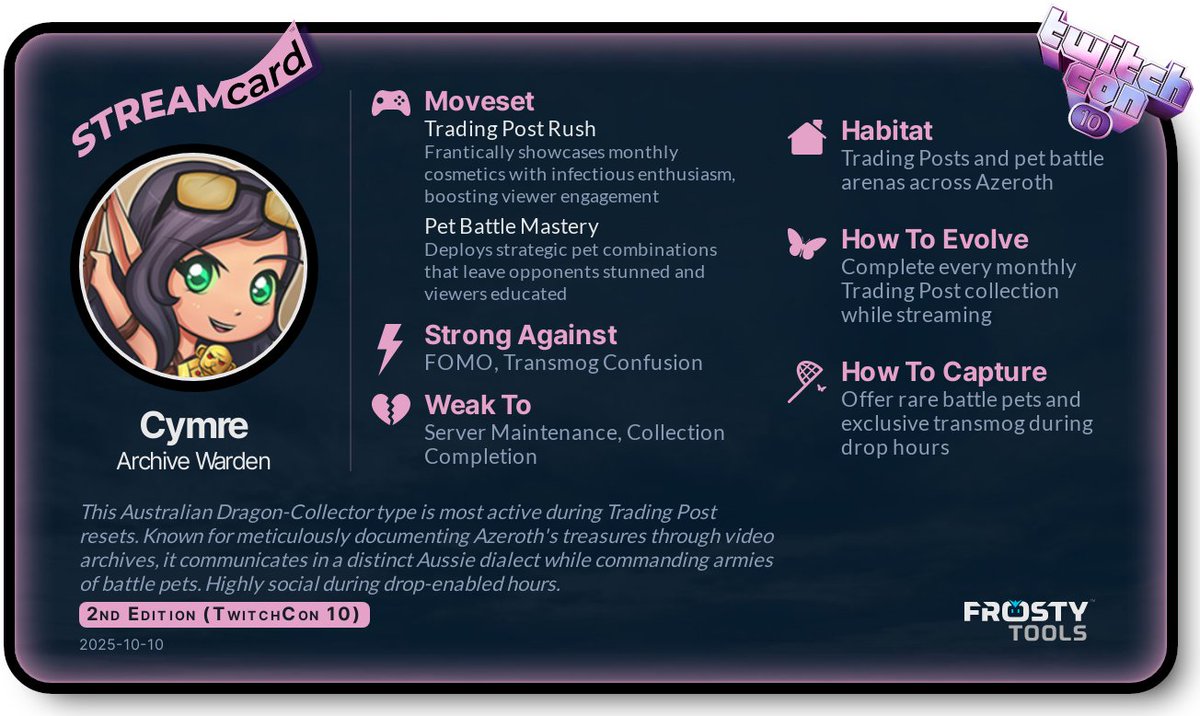 What do you think? Sound about right? LOL #FrostyTools