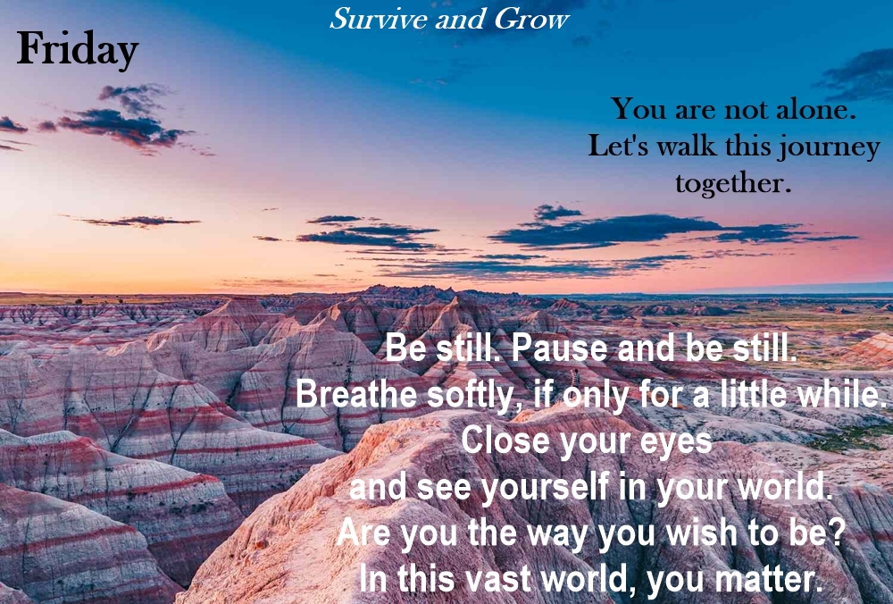 For all of us survivors who are searching for ourselves today: You are not alone. #FridayVibes #fridaymood  mybook.to/0C6hv1Q