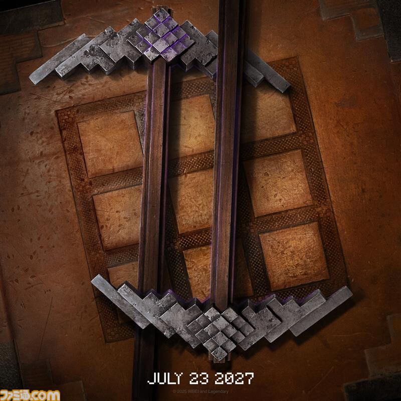 famitsu's tweet image. 『マインクラフト』（マイクラ）新作映画が2027年7月23日に公開決定！
famitsu.com/article/202510…

4月に公開された第1弾『マインクラフト／ザ・ムービー』は全世界興行収入1350億円を記録。国内興収は38億円を超えた。