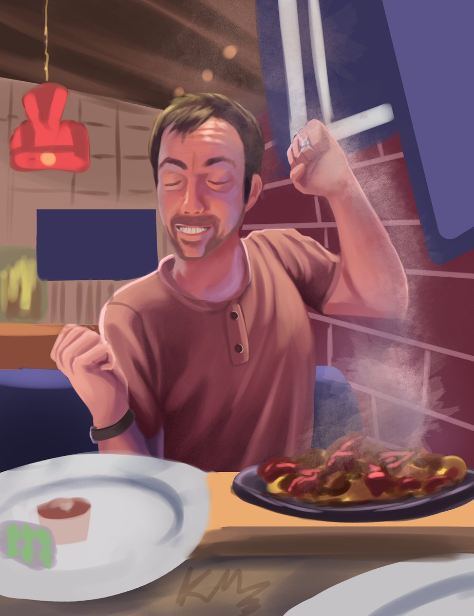 I just couldn't not paint it. Hopefully Twitter's compression doesn't ruin the shading!