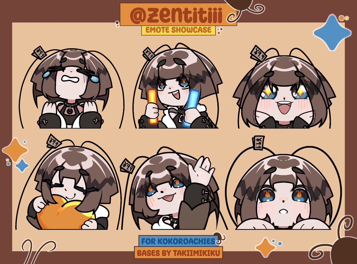 zentitiii's tweet photo. β .. Emote Showcase for @KokoRoachie πͺ³π’π΄
#zenspired #roachieart https://t.co/l0rRYeSSuC