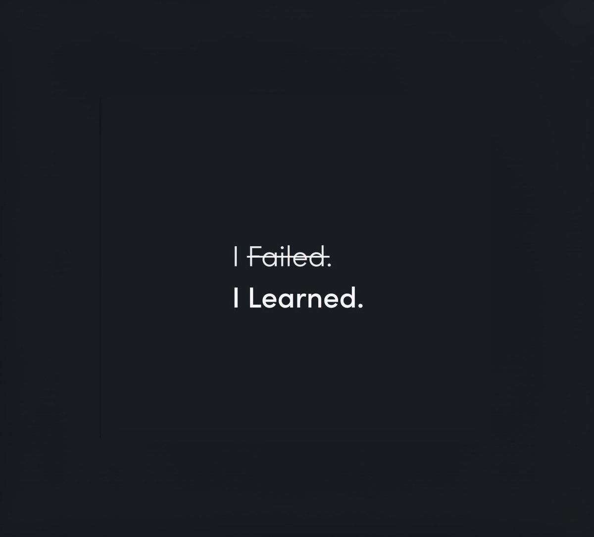 CodeWithMishu's tweet image. The most powerful feedback loop there is.
Stop fearing failure and start optimizing for learning. Every setback is just data for your next success.
#GrowthMindset #Motivation