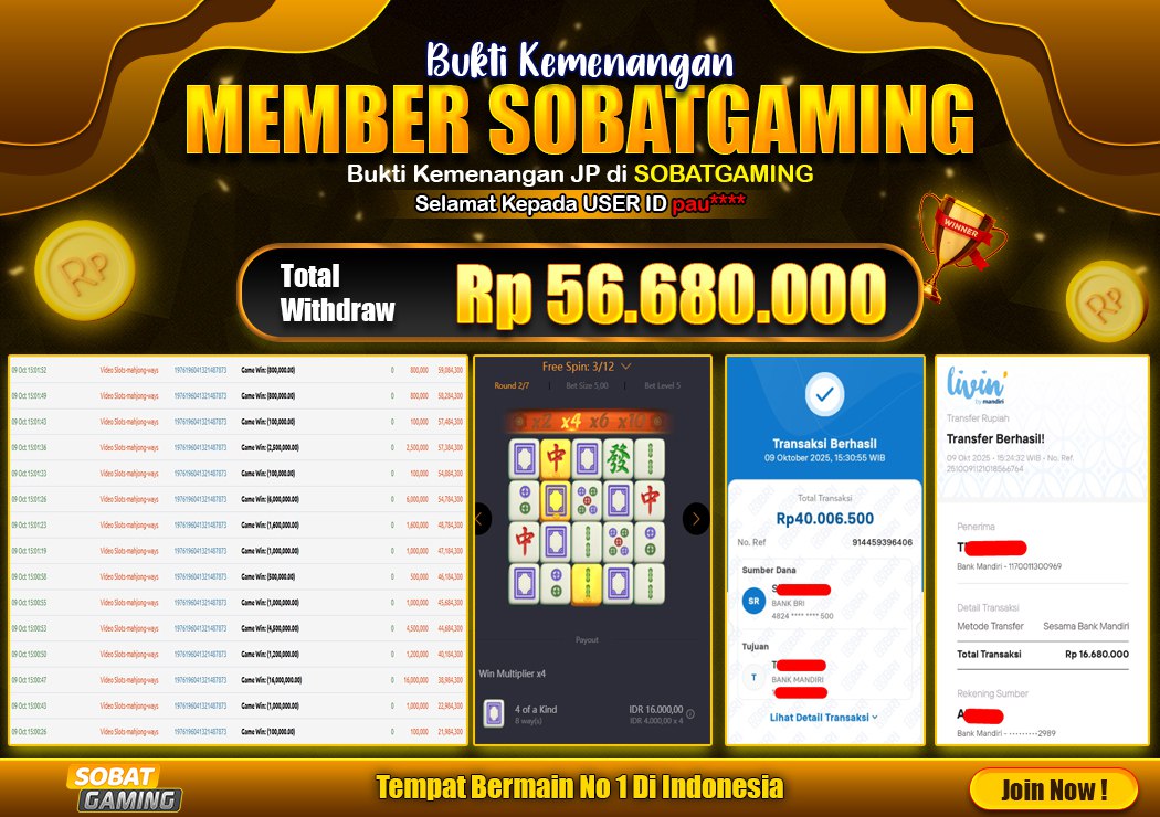 WD LAGI BOSKU, BURUAN COBA SEKARANG JUGA
MODAL RECEH JADI JUTAAN!!
LINK DAFTAR : heylink.me/sobathoki

EVENT MENARIK
╰┈➤ MAXWIN 1JT BONUS 2JT
╰┈➤ SCATTER PG SOFT
╰┈➤ SCATTER BONANZA
╰┈➤ SCATTER KOI GATE

DAFTARKAN AKUN HANYA DI SOBATGAMING

#sobatgaming #situsaman