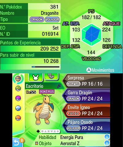 EmilianoAV1's tweet photo. @FolagoR Me puse a jugar la vieron de Super Luna que nos dio @fierrogameralv y obtuve un Dratini con habilidad oculta y es buenísimo este Dragonite https://t.co/vMe1HFZnA7