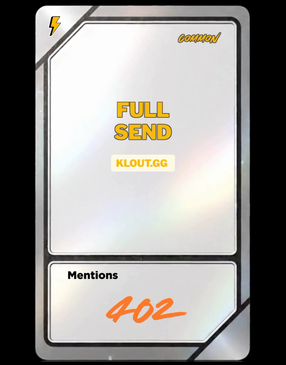 I got #FullSend in the <a href="/kloutgg/">KLOUT</a> presale! 

Solana szn