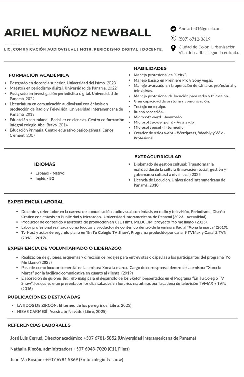Hola, actualmente me encuentro en búsqueda activa de empleo, me gustaría que me ayudaran compartiendo con un RT y pueda llegarle el CV a quien necesite✊🏾

Muchas gracias🫶🏾✨