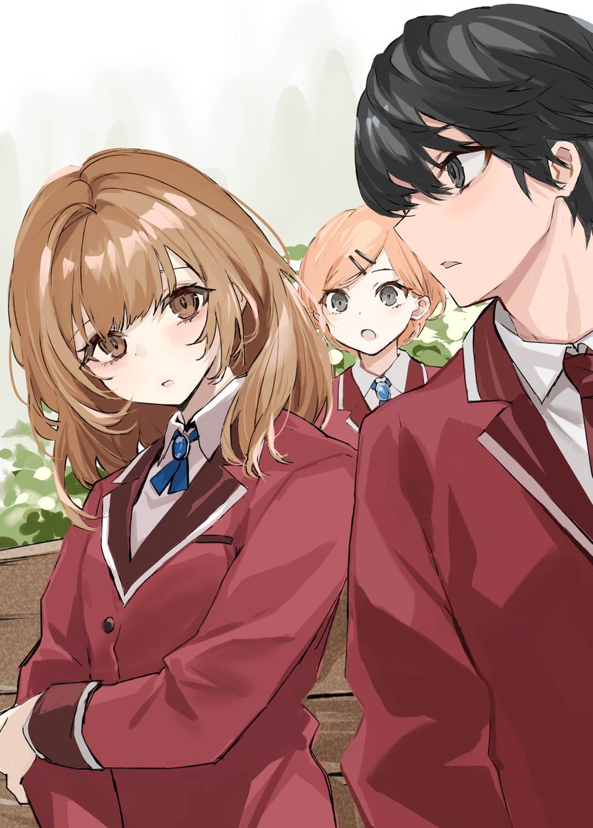 HJbunko's tweet photo. 「えーと、そのね？　そのー……私は祐人の家に引っ越すというのはどう？」
「え？」

これが少女たちにとって体育祭の意味を大きく変えたひと言になったのだった。

#魔界帰り　#少女たちの体育祭 https://t.co/4NpwimXgSN
